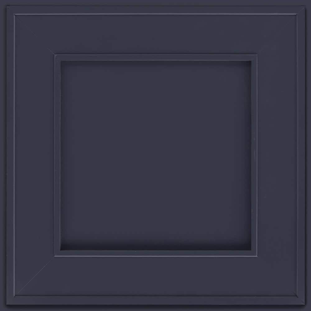 14-5/8 in. x 14-5/8 in. Cabinet Door Sample in Midnight - Hercitys