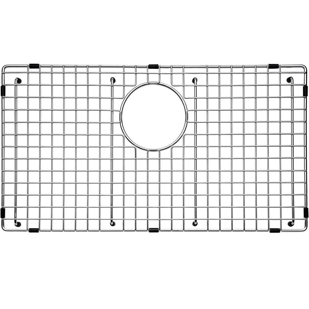 22.05-in x 14.45-in Rear Drain Heavy-Duty Stainless Steel Sink Grid SVH2215R - Hercitys
