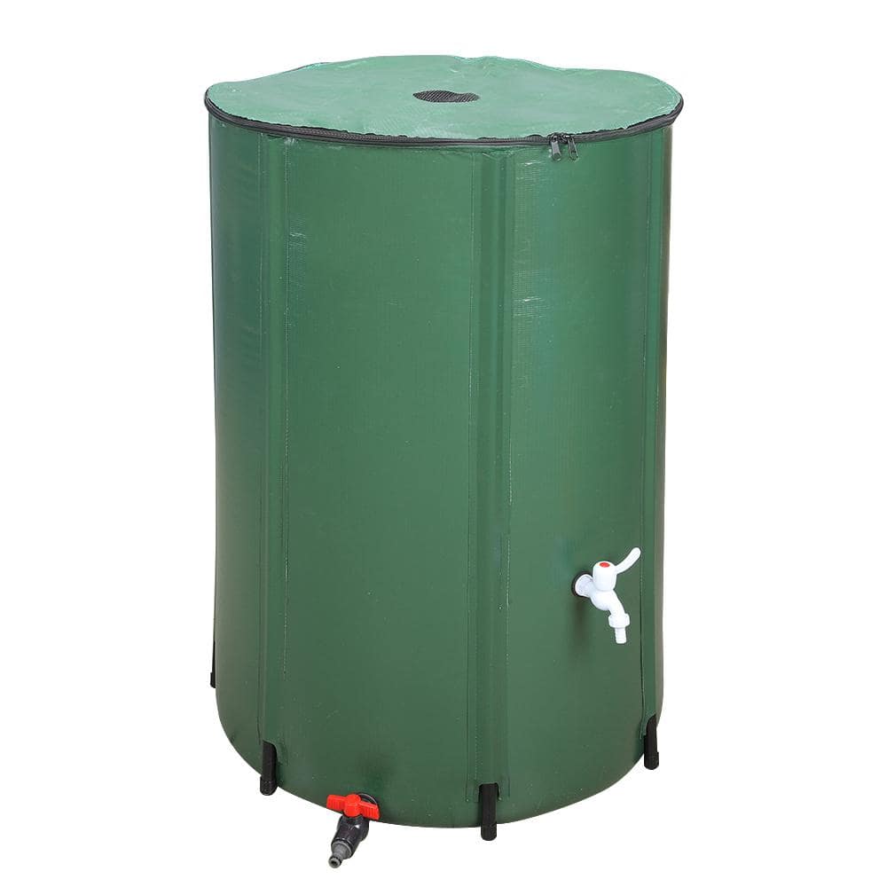 100 Gal. Green Rainwater Barrel - Hercitys