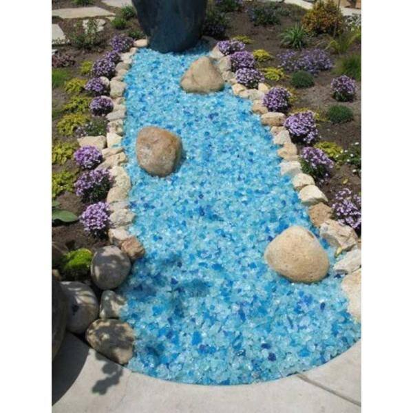 1/2 in. 10 lb. Medium Chestnut Landscape Fire Glass - Hercitys