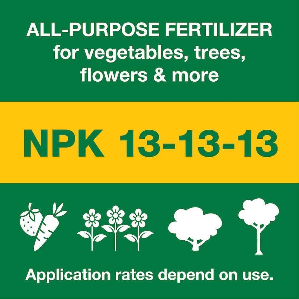 40 lb. All Purpose 13-13-13 Fertilizer for Plants and Gardens - Hercitys