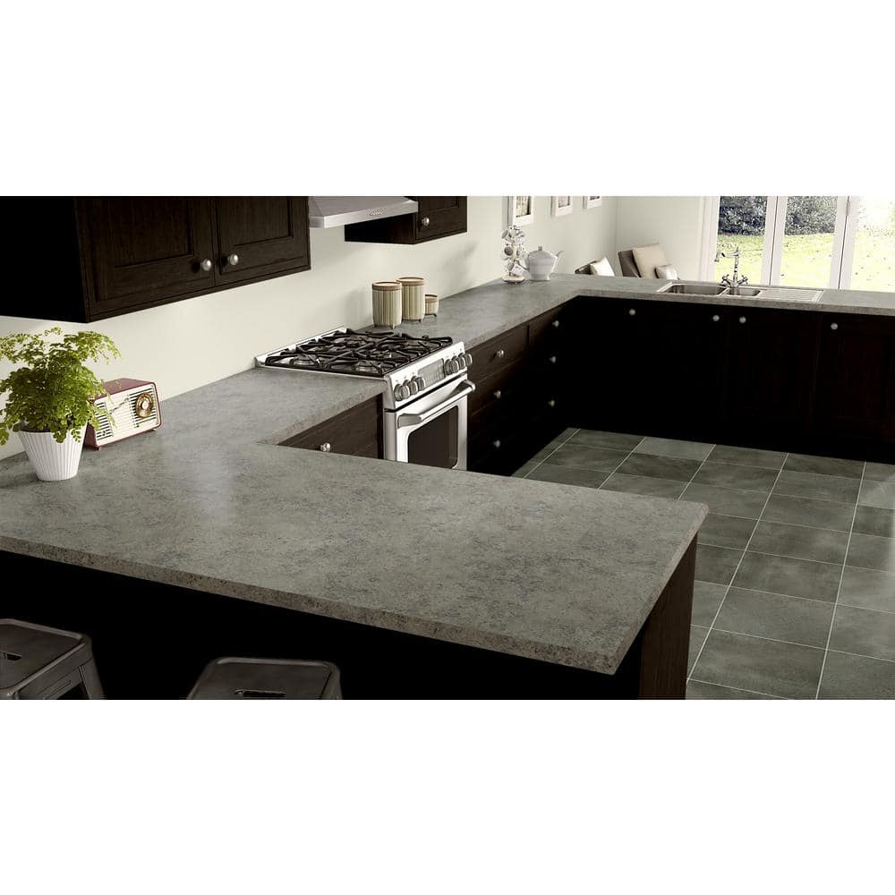 5 ft. x 8 ft. Laminate Sheet in Madura Pearl with Premium Quarry Finish - Hercitys