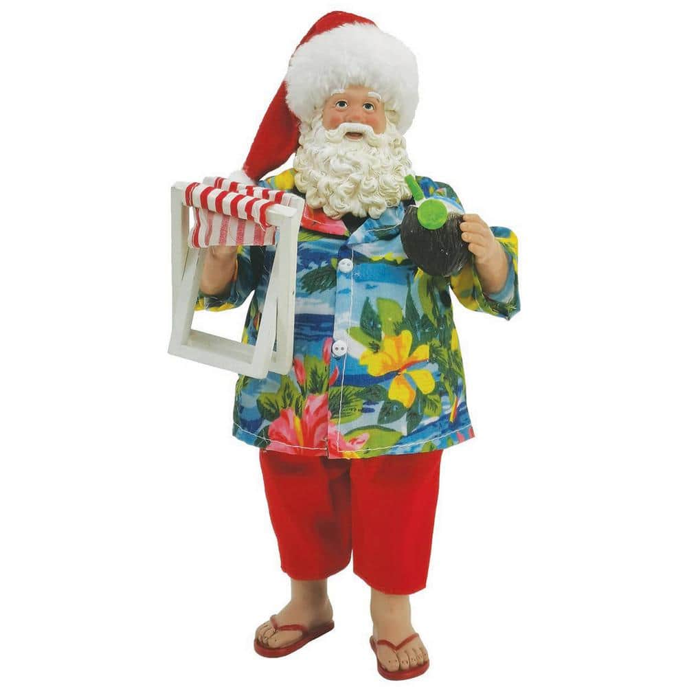 10 in. Beach Santa and Chair - Hercitys