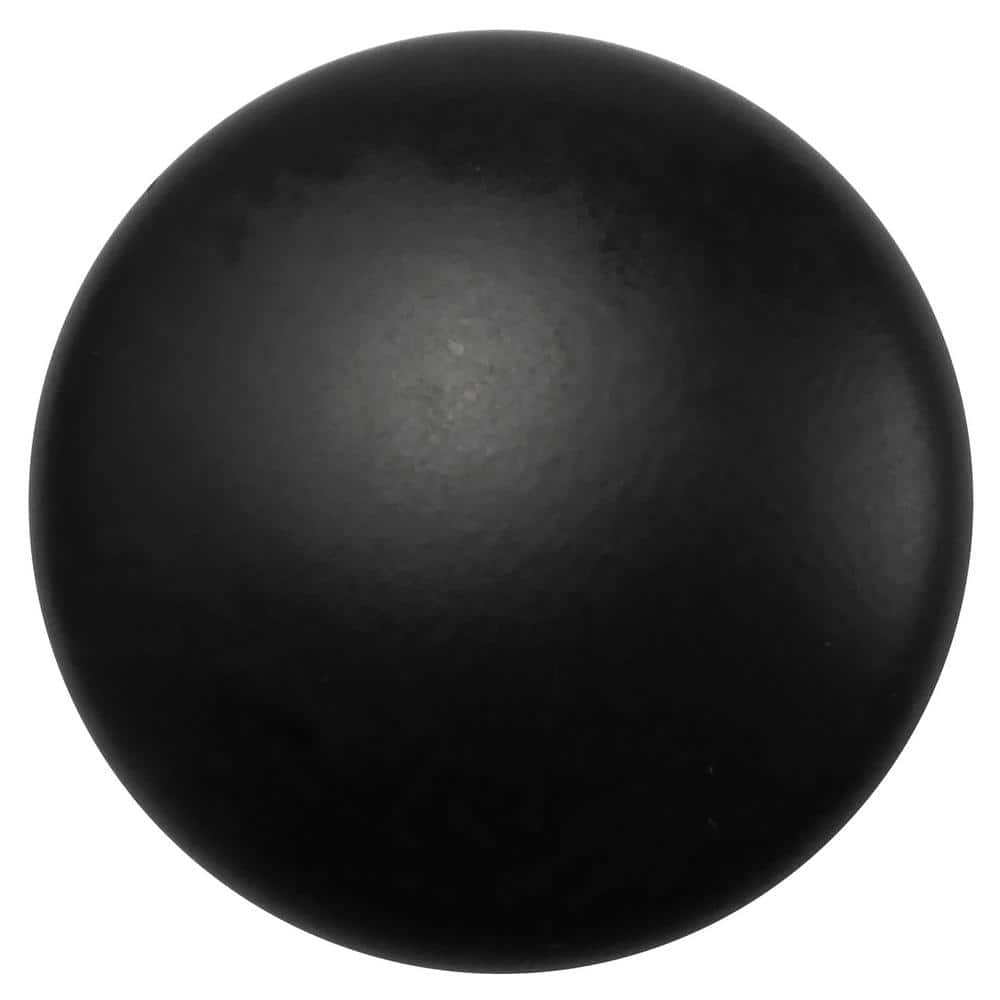 1.4″ Hollow Steel Cabinet Knob – Matte Black (25-Pack) - Hercitys