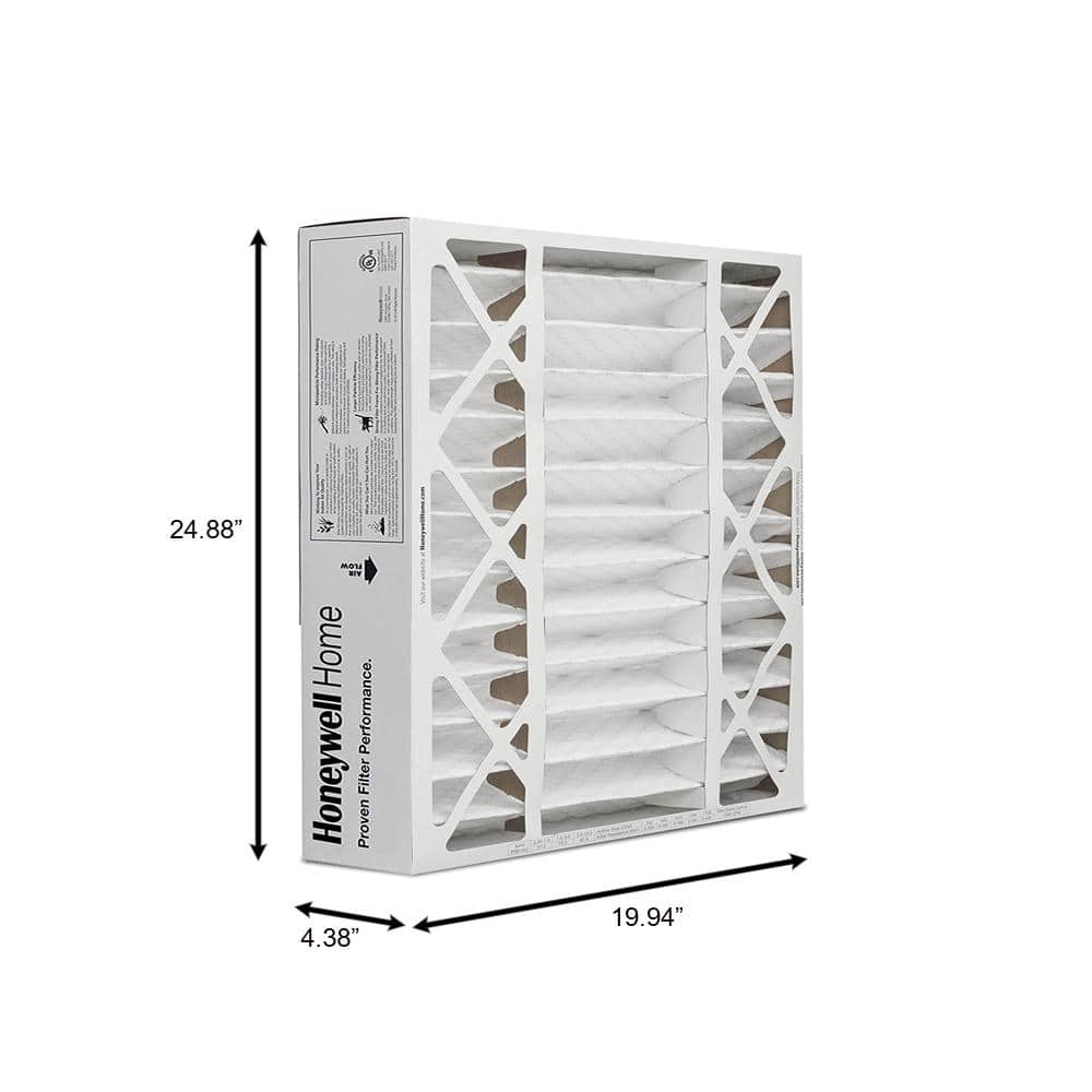 20 x 25 x 4 Pleated Furnace Air Filter FPR 10, MERV 12 - Hercitys