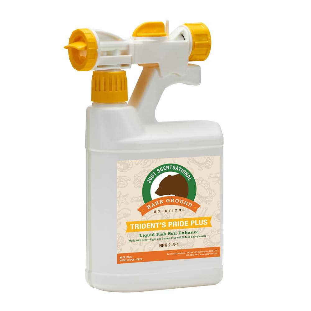 32 oz. Liquid Fish with Brown Algae and ChitosanSA in a Mixing Hose End Sprayer - Hercitys