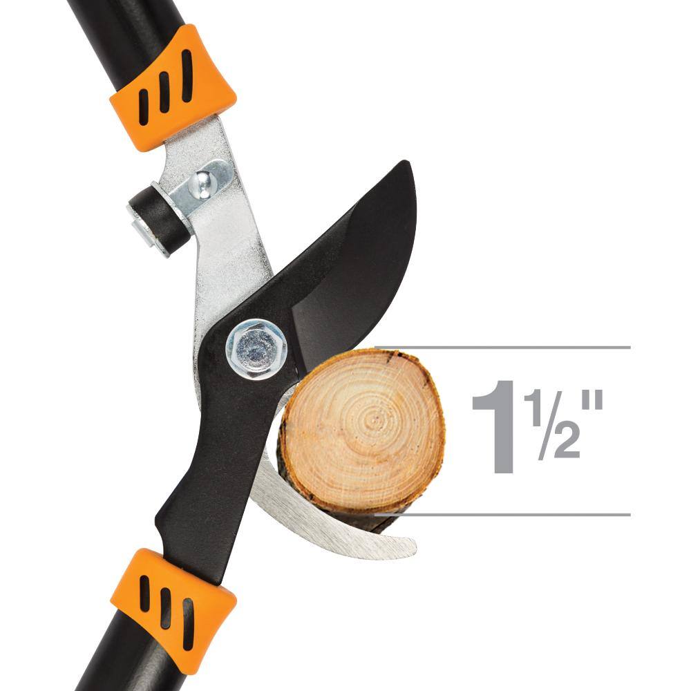 1-1/2 in. Cut Capacity Low-Friction Steel Blade, 28 in. Bypass Lopper with Non-Slip Handles - Hercitys