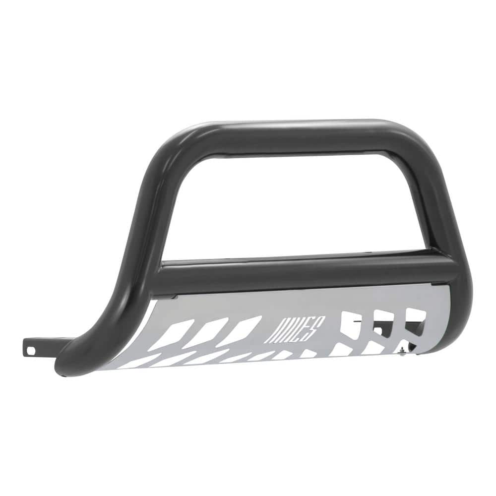 3-Inch Black Steel Bull Bar, No-Drill, Select Nissan Armada, Titan - Hercitys