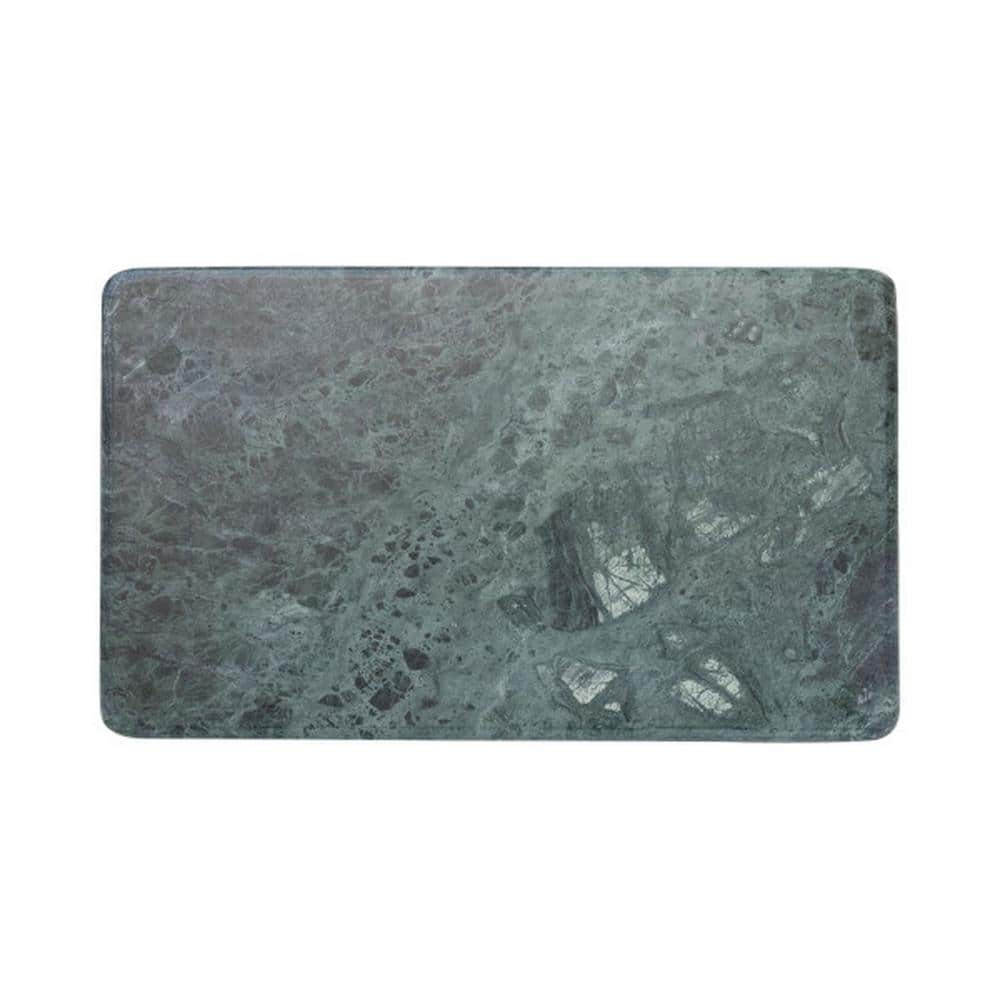 15 in. Rectangular Green Marble Serving Board - Hercitys