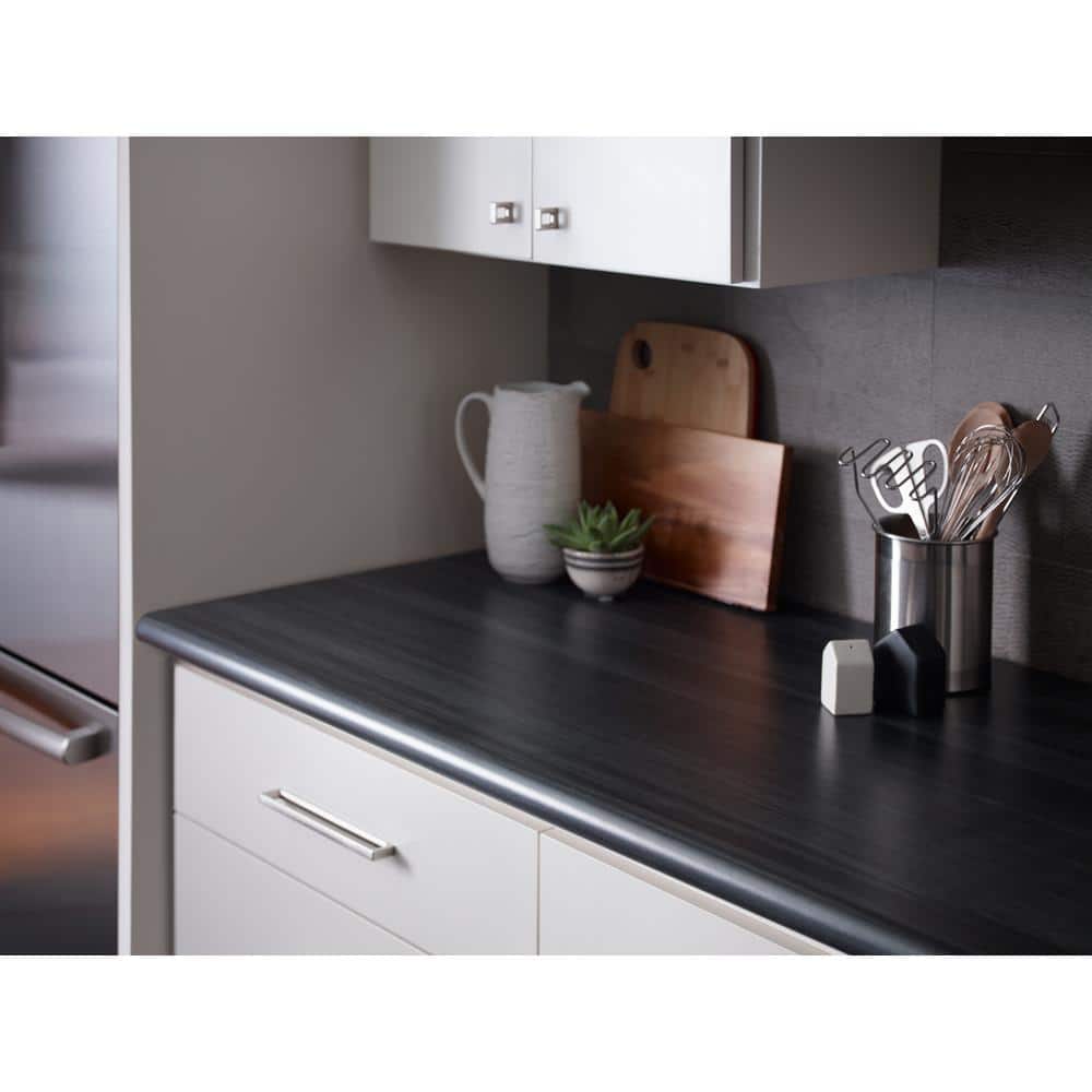 4 ft. x 8 ft. Laminate Sheet in Blackened Steel with Matte Finish - Hercitys