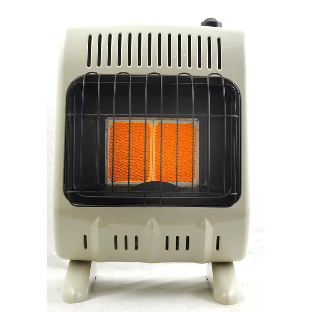 10,000 BTU Vent-Free Radiant Propane Heater with Thermostat - Hercitys