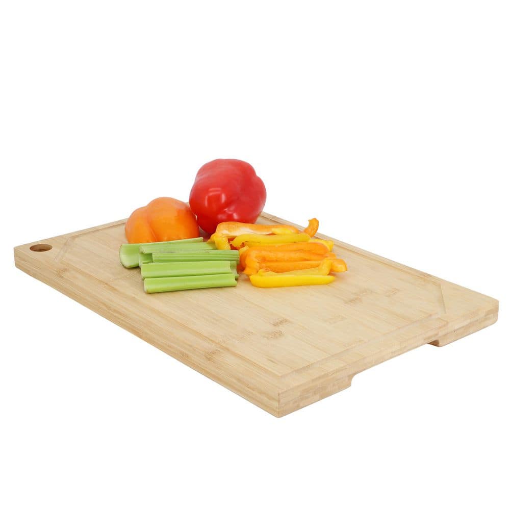 17.5 x 12 Inch Bamboo Wood Cutting Board - Hercitys