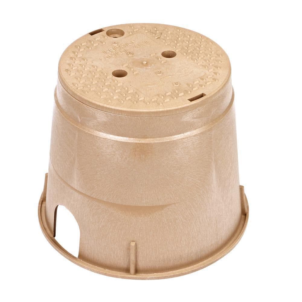 10 in. Round Standard Series Valve Box and Cover, Sand Box, Sand ICV Cover - Hercitys