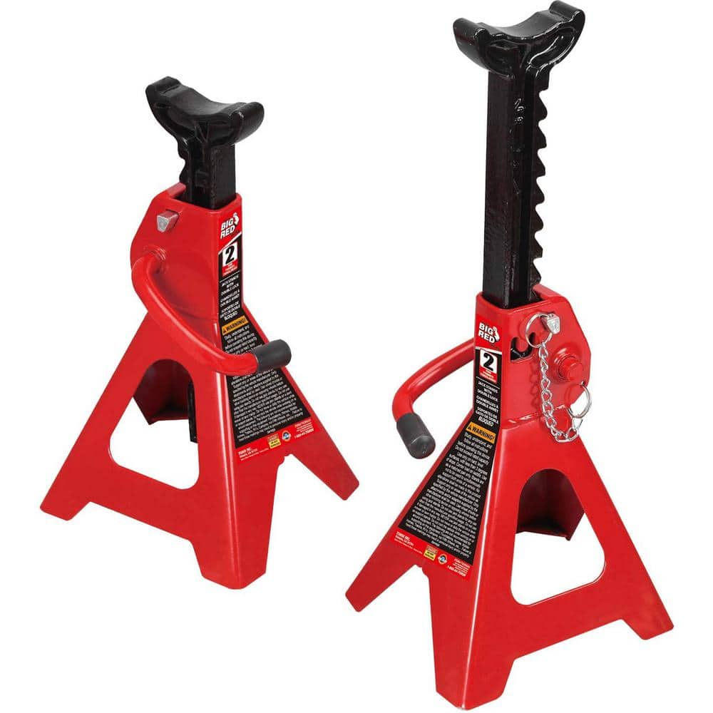 2-Ton Double-Locking Jack Stands (2-Pack) - Hercitys