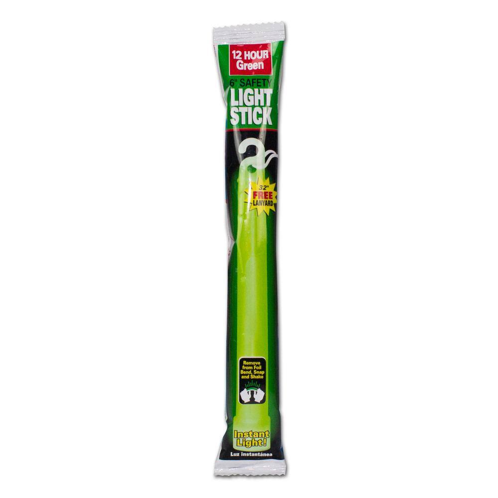 12-Hour Safety Light Stick, Green (48-Pack) - Hercitys