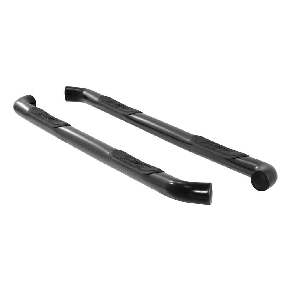 3-Inch Round Black Steel Nerf Bars, No-Drill, Select Ford F-150 - Hercitys