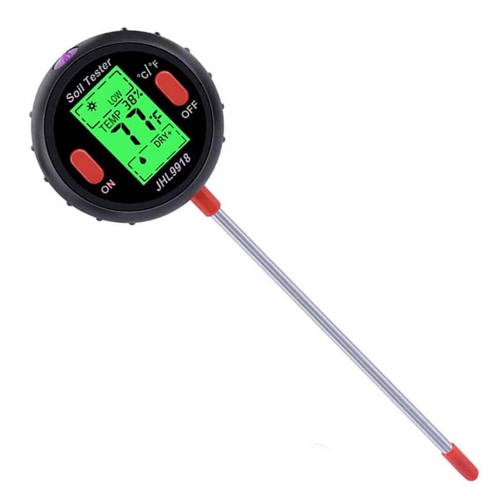 5-in-1 Digital Acidity Test Kit Analyzer PH/Sunlight/Temp/Humidity/Air Humidity for Planting Flowers Garden Tools - Hercitys