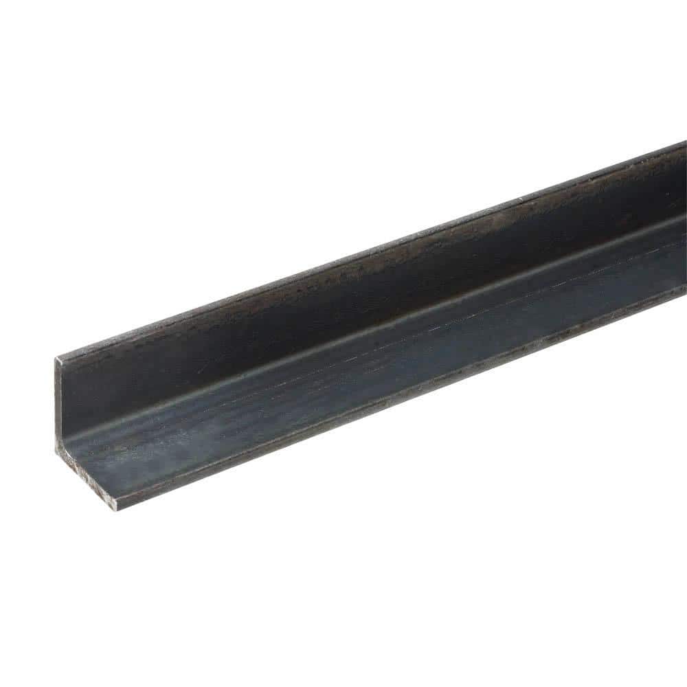 1 in. x 3 ft. – 1/8 in. Thick Plain Steel Angle - Hercitys