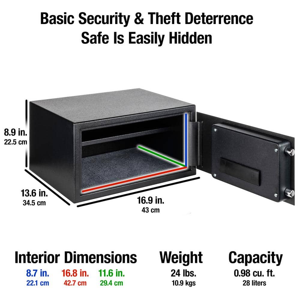 0.98 cu. ft. Safe Box with Digital Lock - Hercitys
