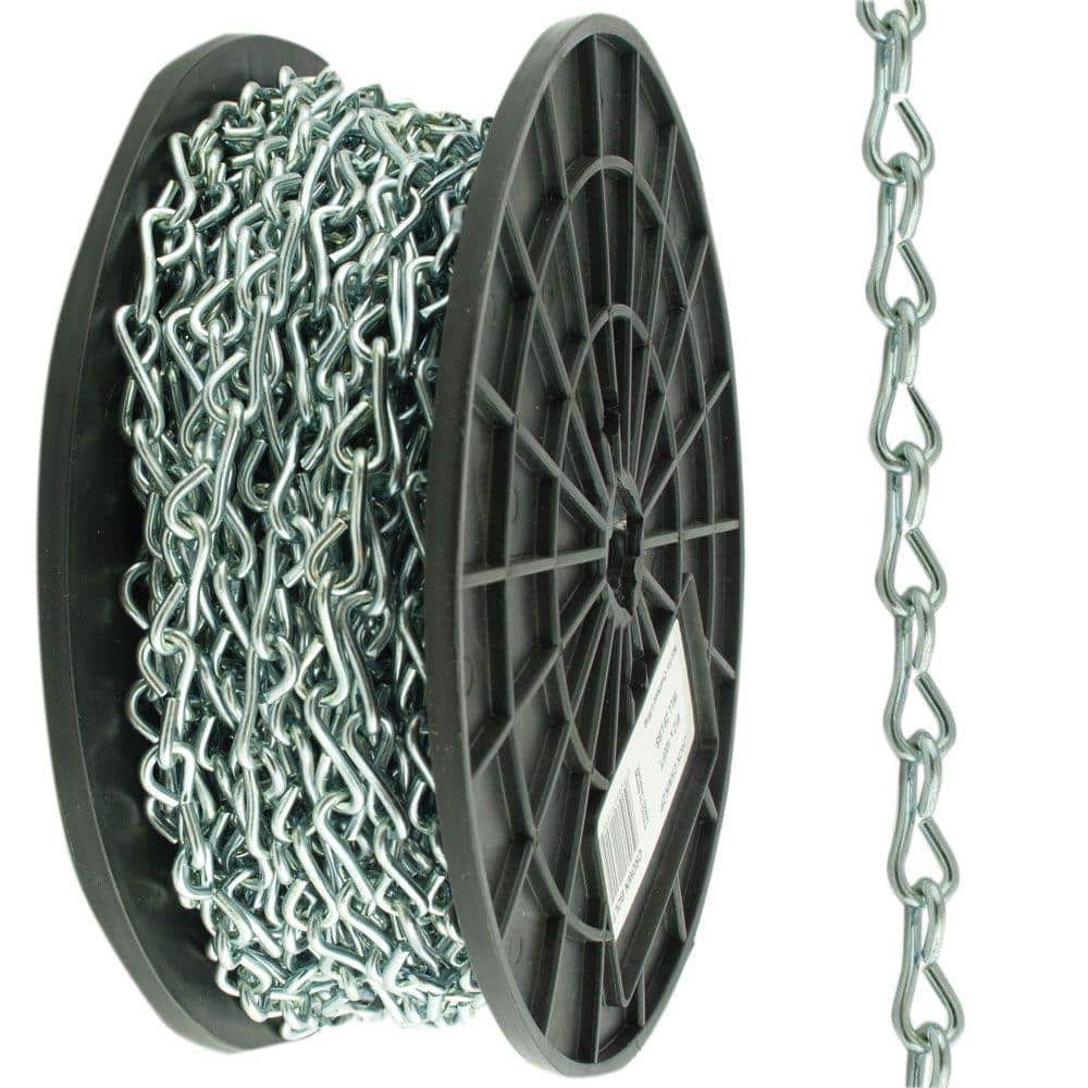 #12 x 100 ft. Zinc Plated Steel Jack Chain - Hercitys