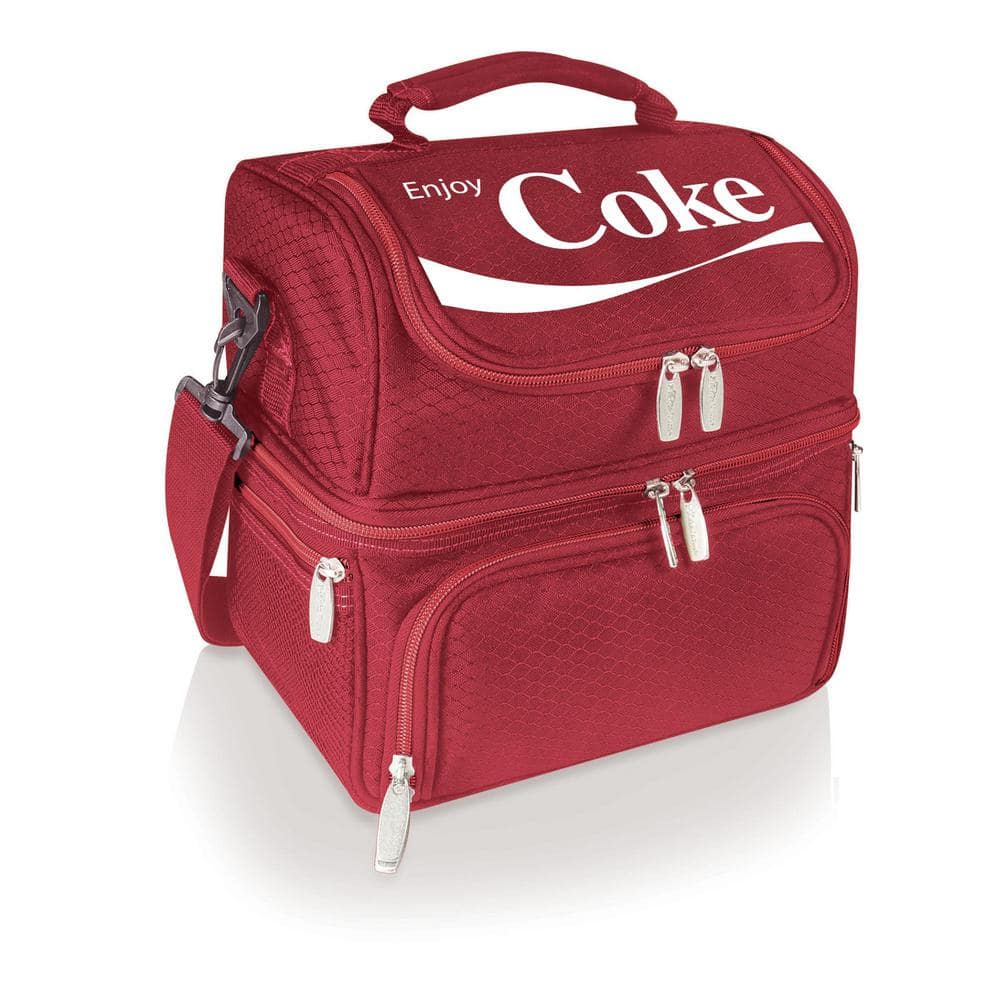 3 Qt. 8-Can Coca-Cola Pranzo Lunch Tote Cooler in Red - Hercitys