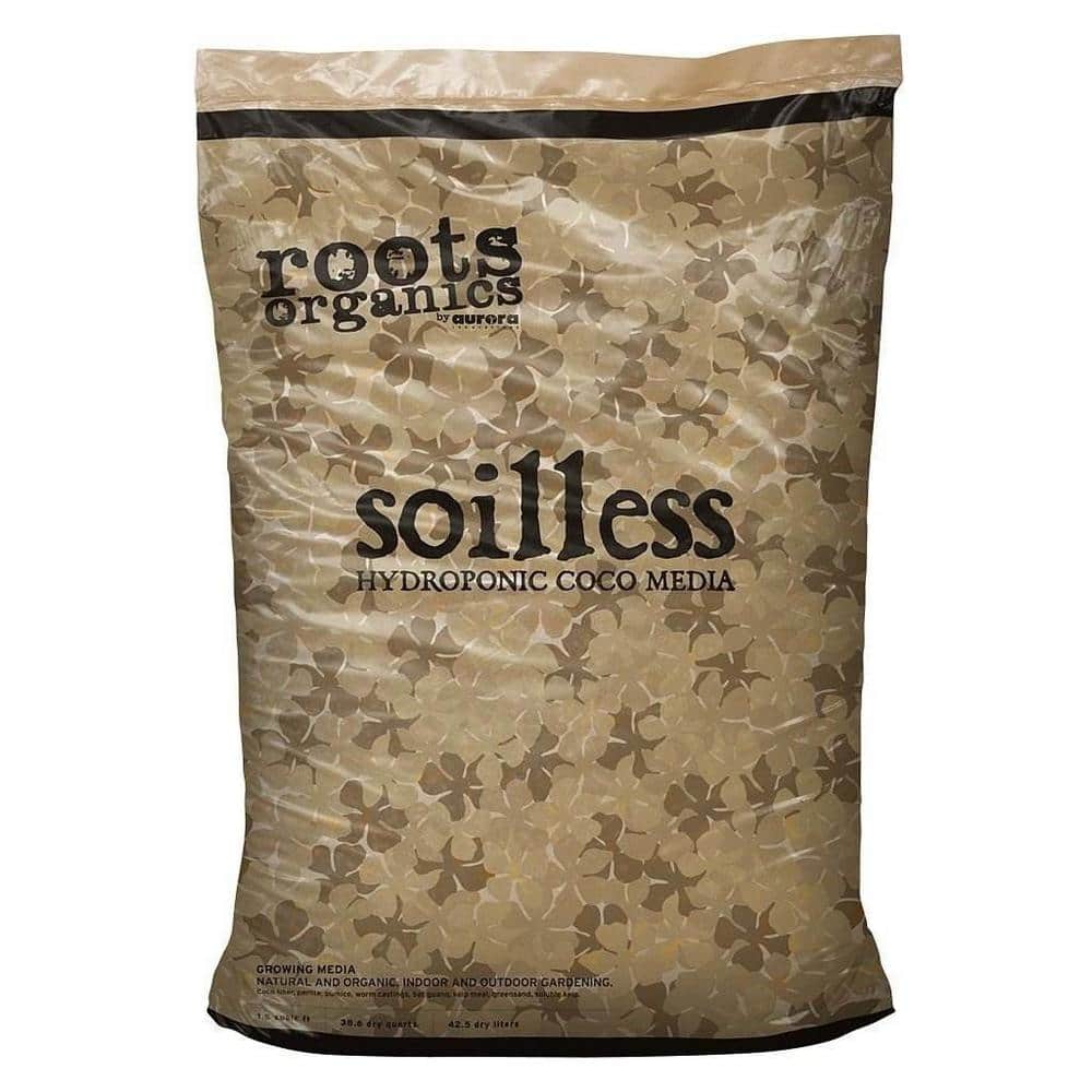 1.5 cu. ft. Roots Organics ROS Hydroponic Soilless Gardening Coco Fiber Media Mix - Hercitys