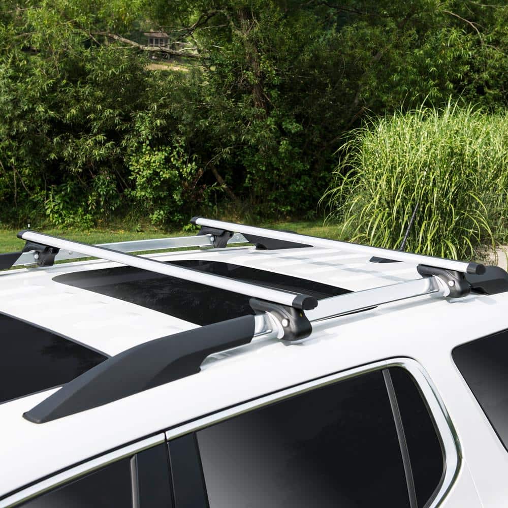 5-3/4 in. W x 52 in. L 150 lb. Capacity Locking Cross Bar Roof Rack - Hercitys