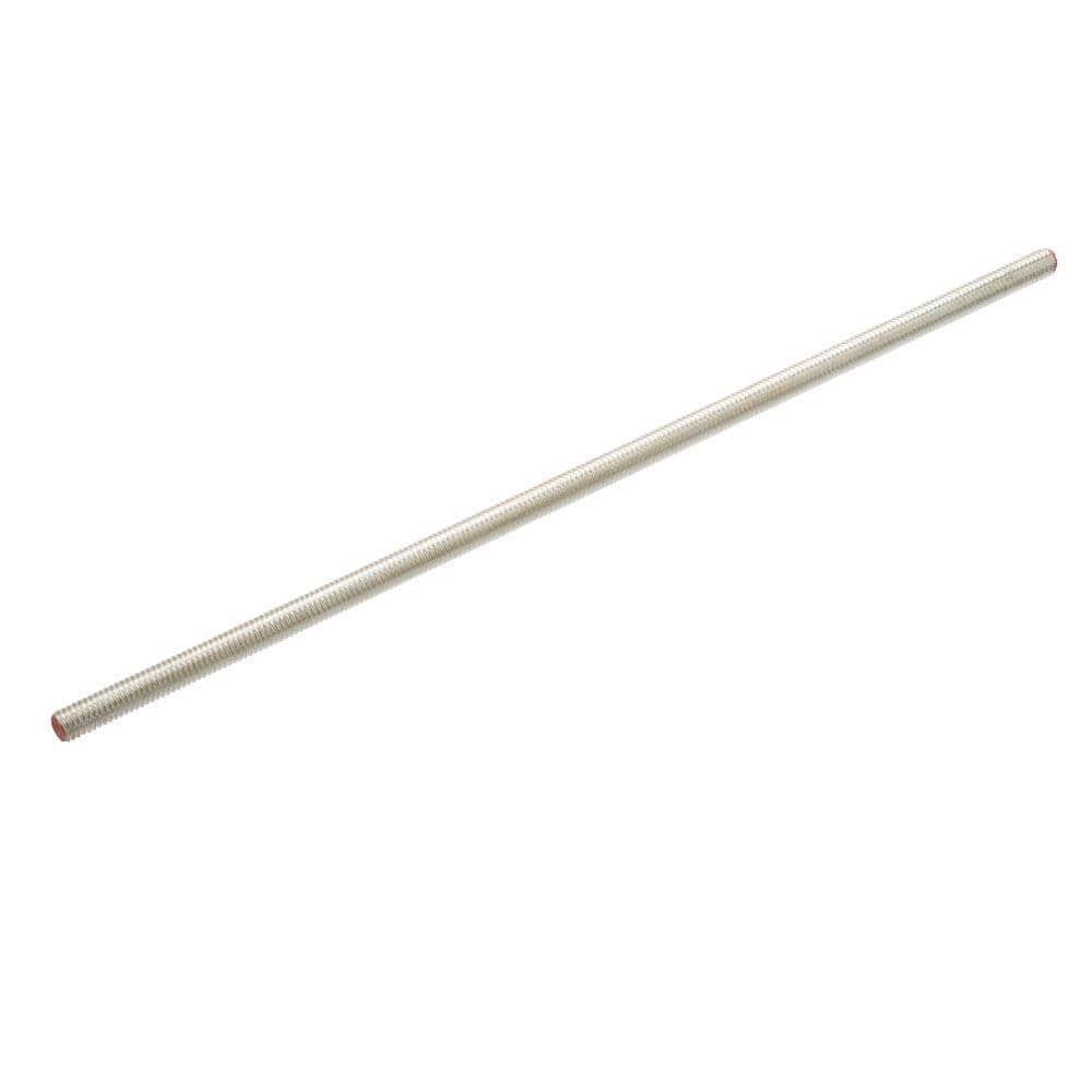 3/8 in. x 10 ft. Hot-Dip Galvanized Steel (Coarse) Threaded Rod - Hercitys
