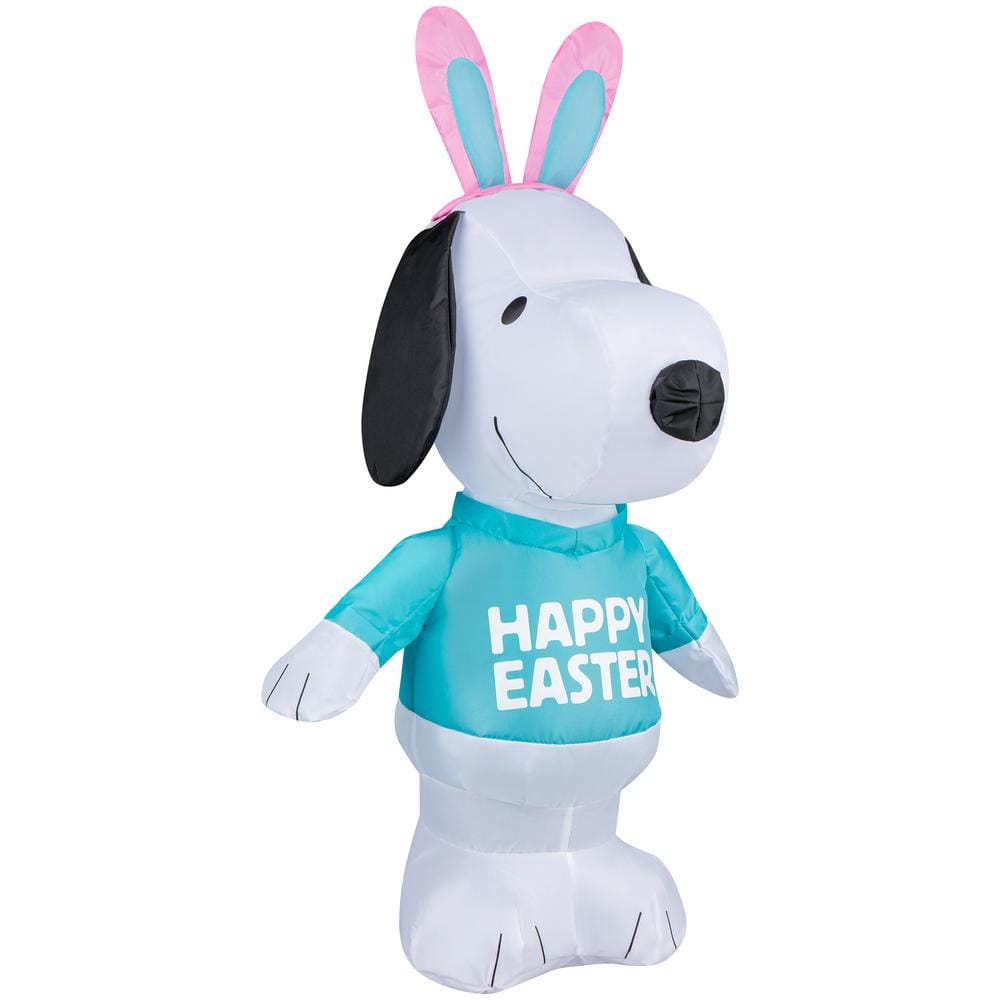 19 in. Inflatable Easter Snoopy - Hercitys