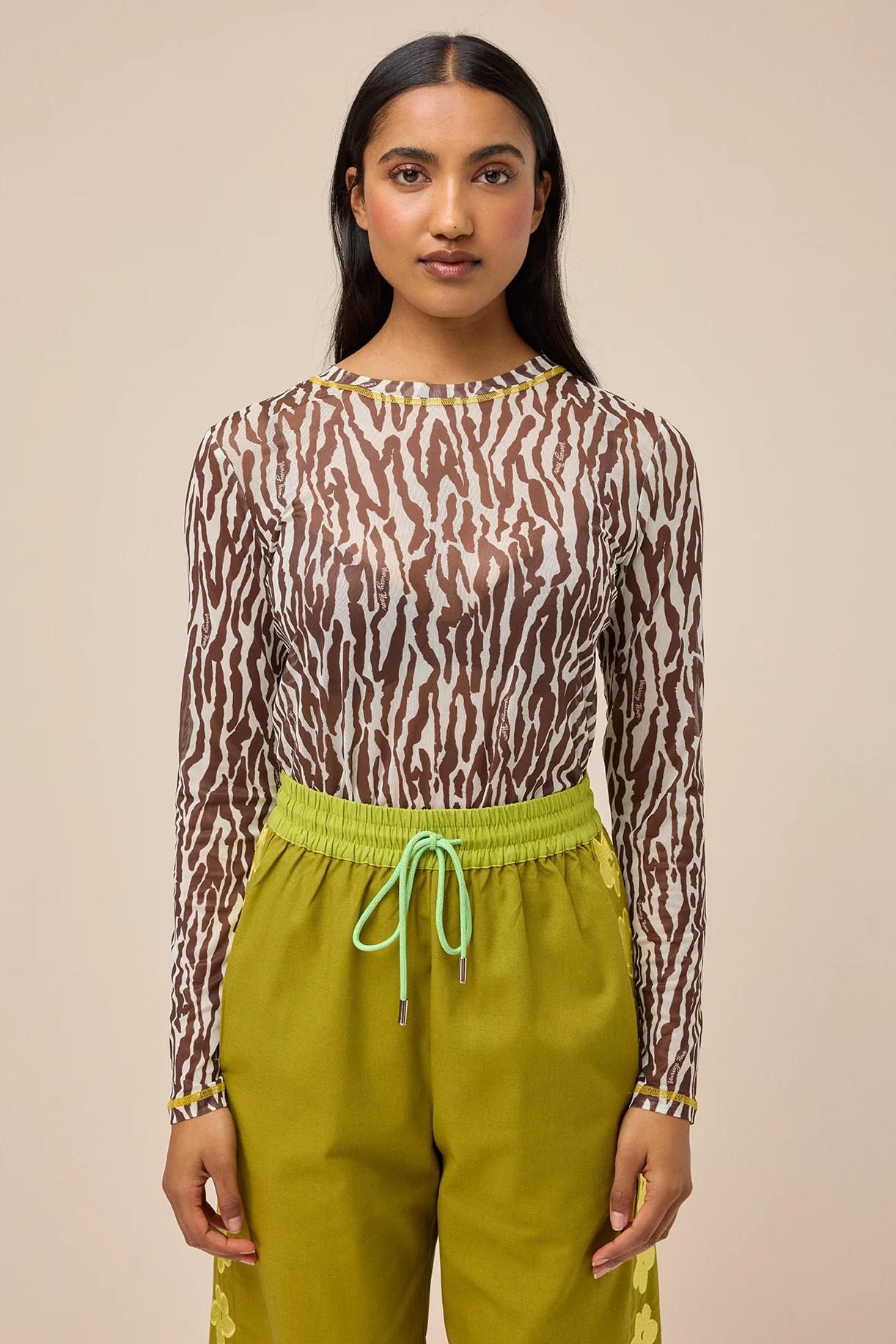 FIELD MESH TOP - ZEBRA - Hercitys