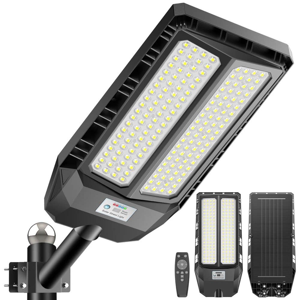 15000 Lumens 700-Watt 240° Black Motion Sensing Dusk to Dawn Integrated LED Flood Light - Hercitys