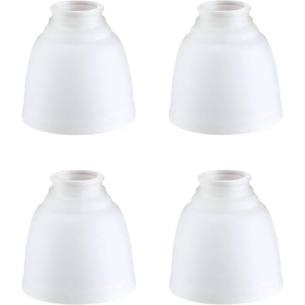 4PK-Lighting Accessory-Replacement Glass-Frosted, 2-1/8 in. Fitter, 4-3/4 in. Dia. x 4-3/4 in. H - Hercitys