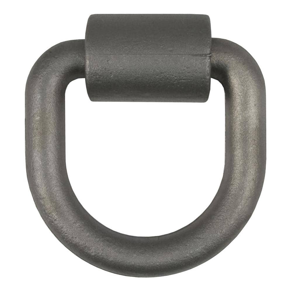 3″x 3″ Weld-On Tie-Down D-Ring (8,833 lbs., Raw Steel) - Hercitys