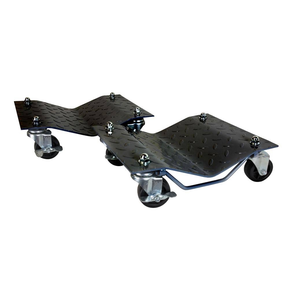 3000 lbs. Capacity Vehicle Dollies with Brakes, (2-Pack) - Hercitys