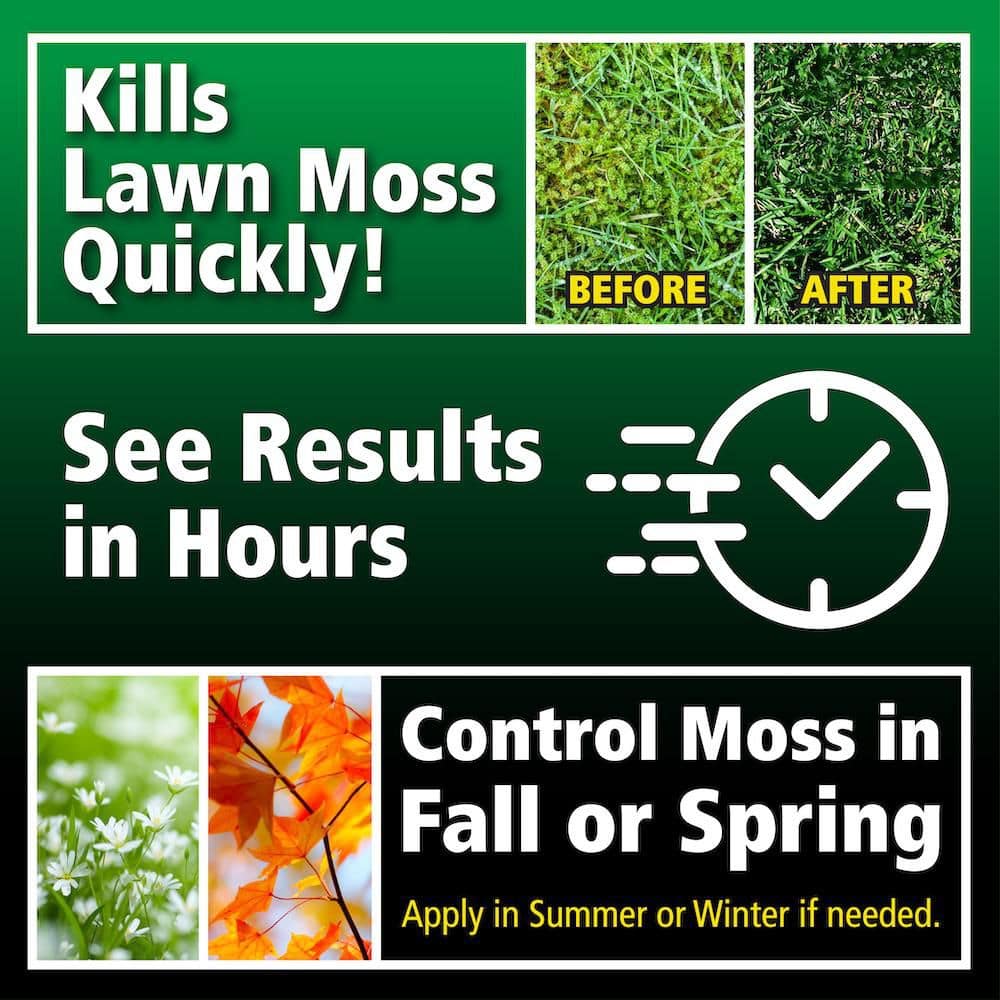 1 gal. 2,000 sq. ft. Lawn Moss Killer Concentrate - Hercitys