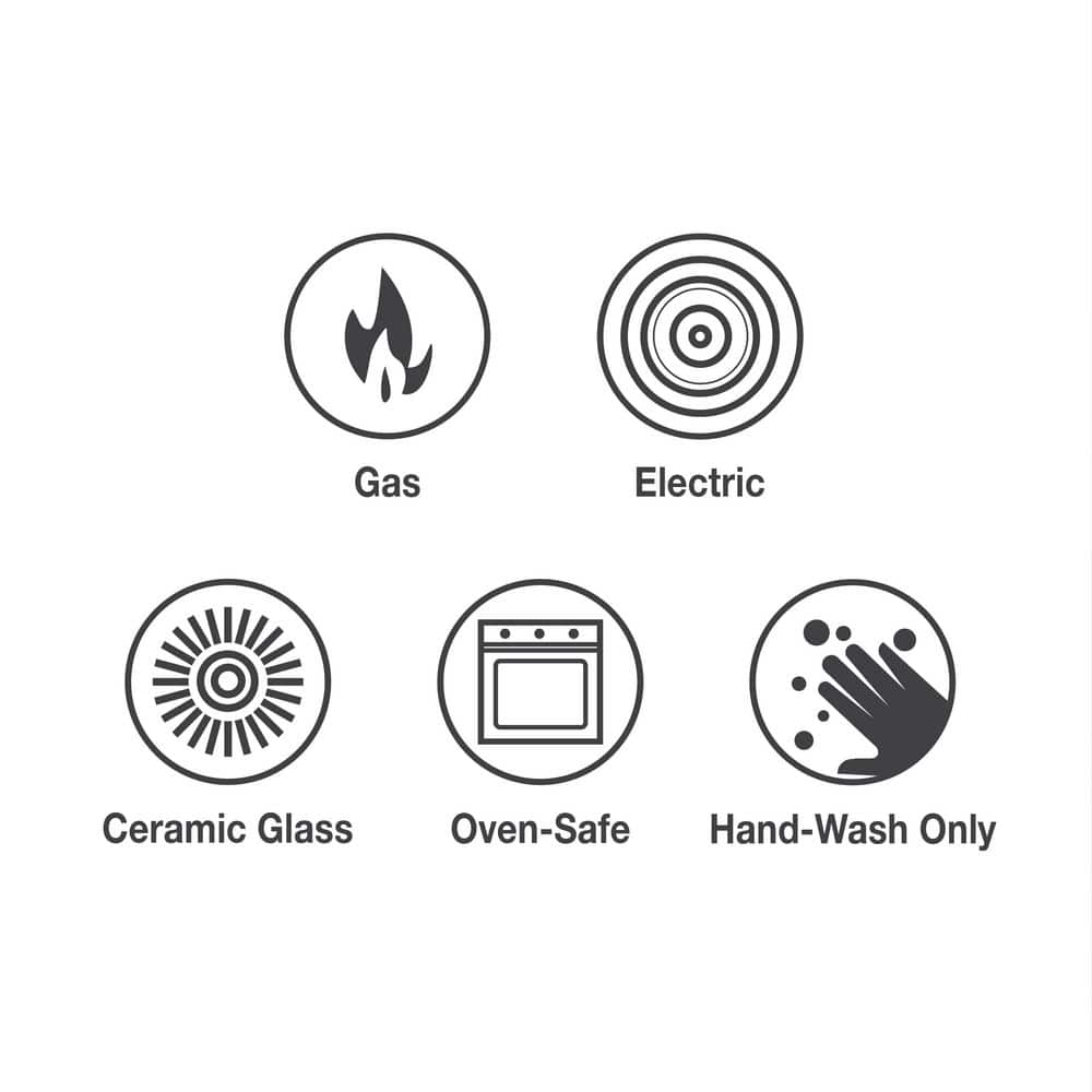 10 in. Enameled Covered Cast Iron Skillet With Lid-Latte with Gold Knob - Hercitys