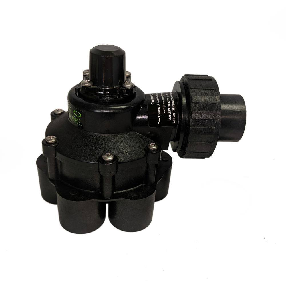 1 in. Mini 6 Outlet Indexing Valve with 5 and 6 Zone Cams - Hercitys