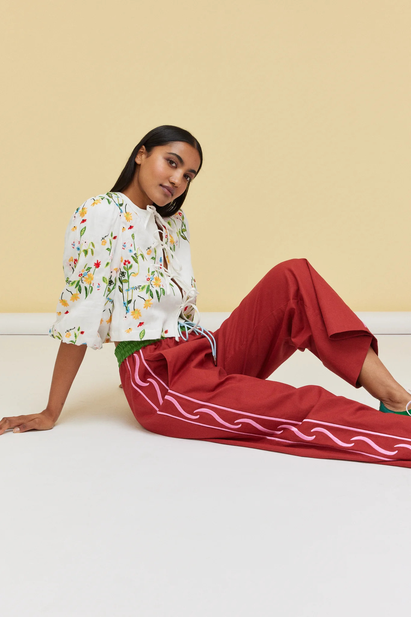 COLUMN PANT - TERRACOTTA - Hercitys