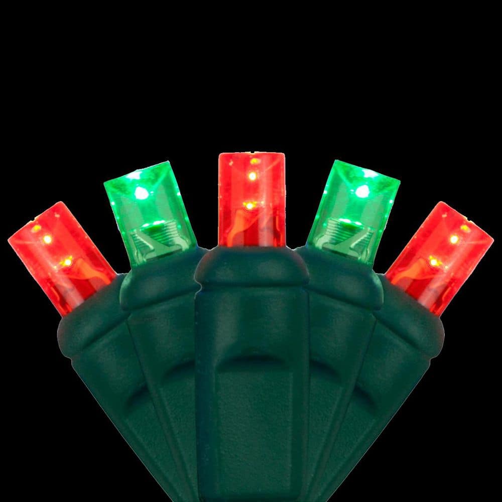 24 ft. 70-Light Red and Green 5 mm LED Mini Light Set - Hercitys