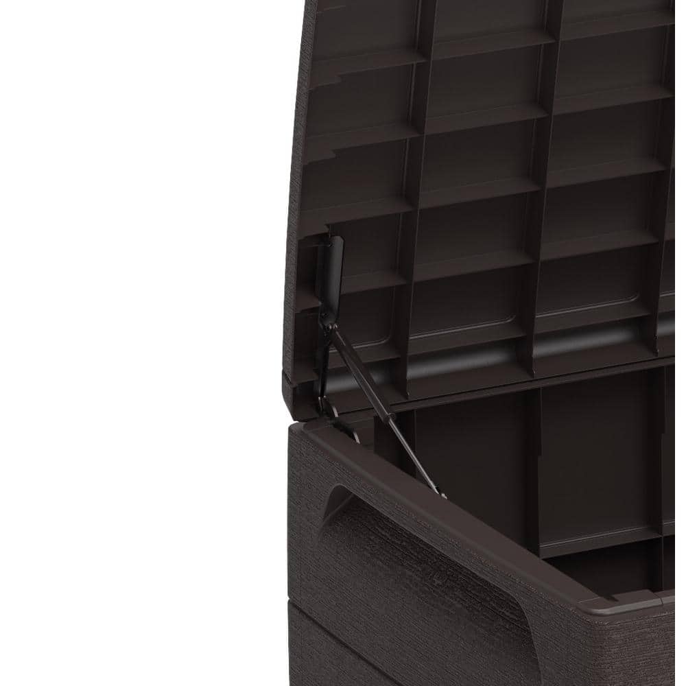 110 Gal. Cedar Grain Deck Box Brown - Hercitys