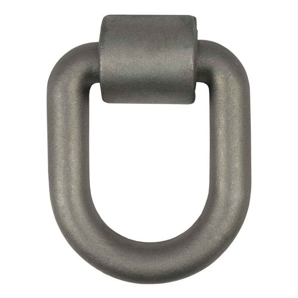 3″x 4″ Weld-On Tie-Down D-Ring (15,587 lbs., Raw Steel) - Hercitys