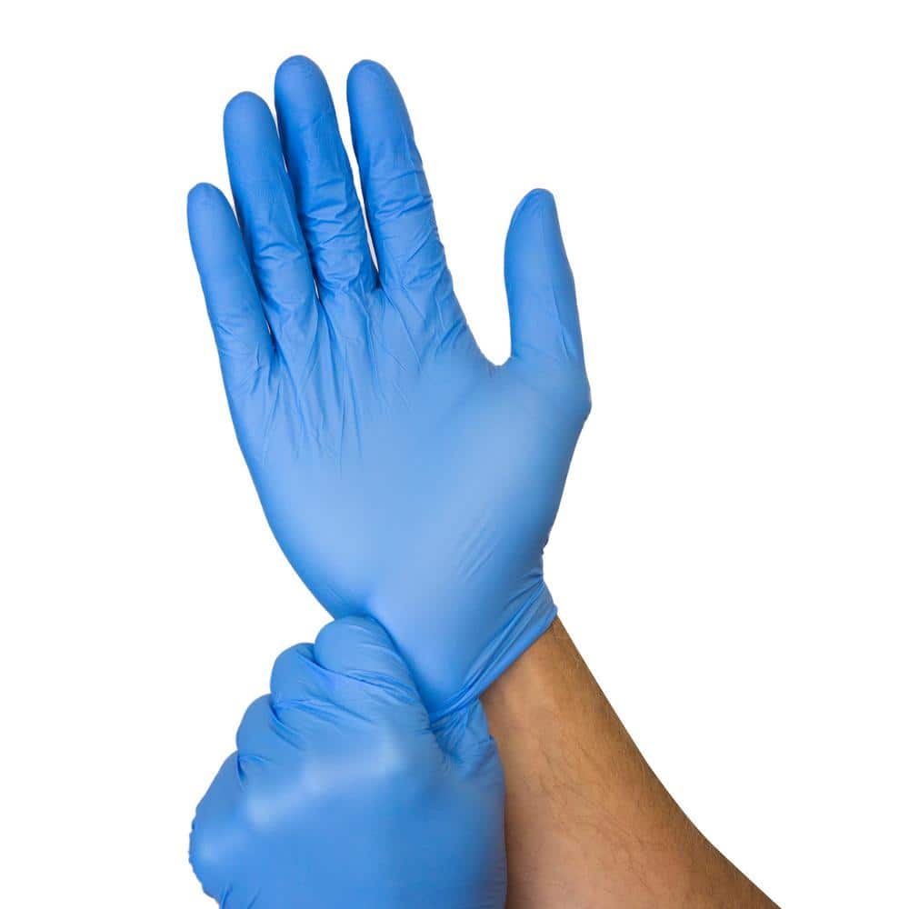 10-Count Disposable Nitrile Gloves - Hercitys