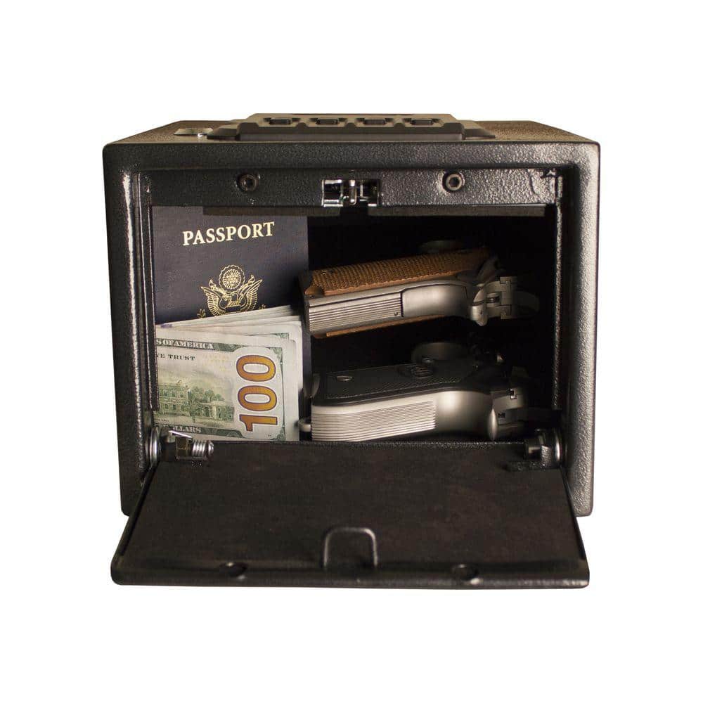 0.24 cu. ft. Quick Access Safe Electronic Lock, Black - Hercitys