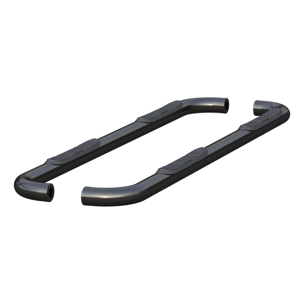 3-Inch Round Black Steel Nerf Bars, No-Drill, Select Ram 1500 - Hercitys