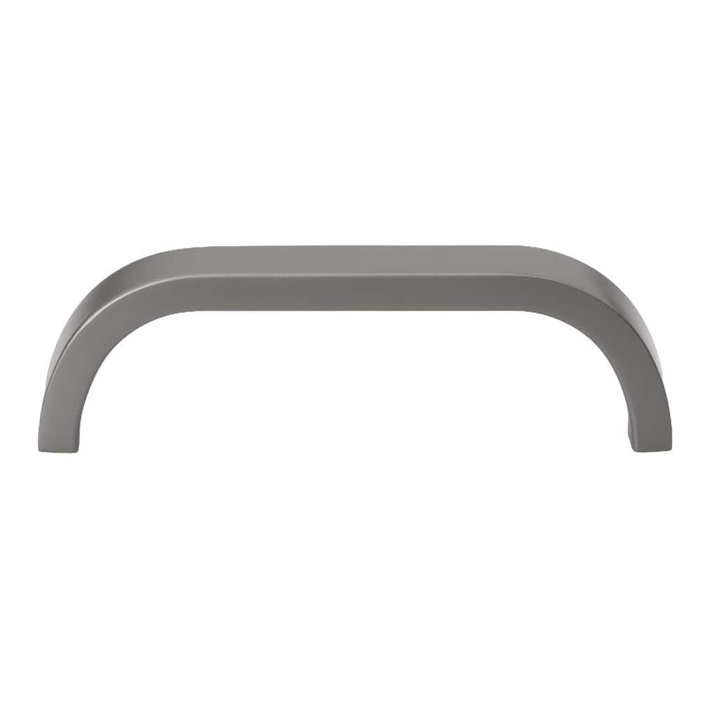 3-3/4 in. (96 mm ) Center-to-Center Graphite Flat Bar Pull (10-Pack ) - Hercitys
