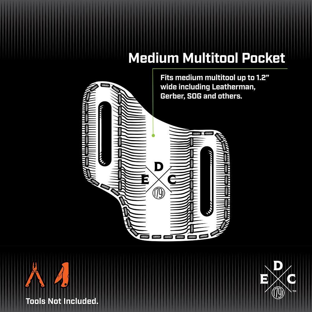 4.7 in. Standard Medium Chestnut Full-Grain Leather Tool Organizer - Hercitys