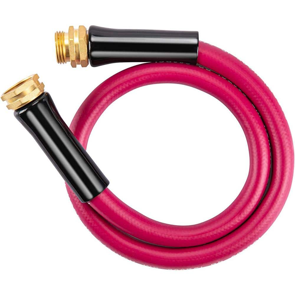 5/8 in. x 3 ft. Garden Hose, Heavy-Duty Durable Anti Kink Flexible Garden Water Hose - Hercitys