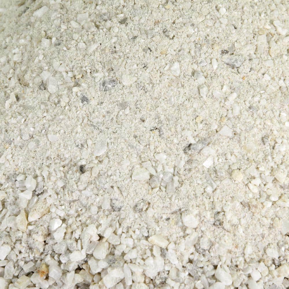 0.25 cu. ft. Golden White Ice Landscape Decomposed Granite 20 lbs. Rock Fines Ground Cover for Gardening and Pathways - Hercitys