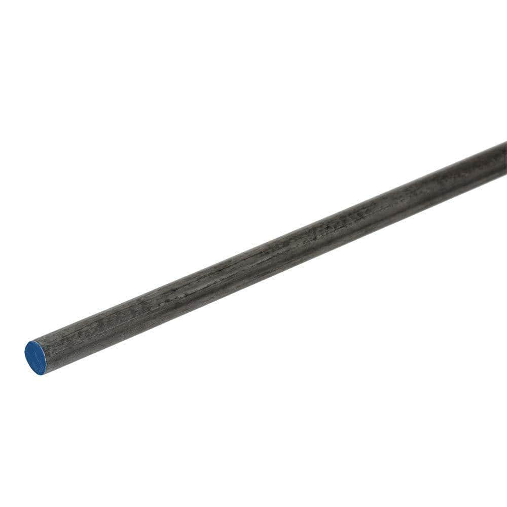 5/8 in. x 4 ft. Plain Steel Solid Round Rod - Hercitys