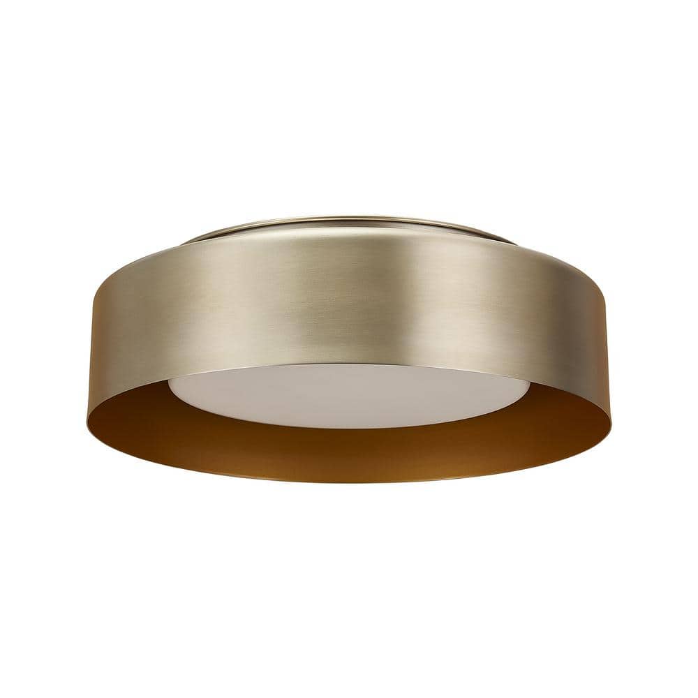 16 in. 3-Light Gold Flush Mount - Hercitys